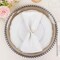 Gold 10 Metal 2.5" Napkin Rings White Faux Pearls Party Events Home Decorations